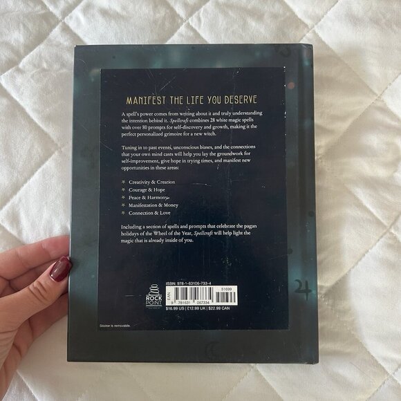 Spellcraft: A Guided Journal for Casting, Cleansing, and Blessing - Very GOOD - Picture 2 of 4